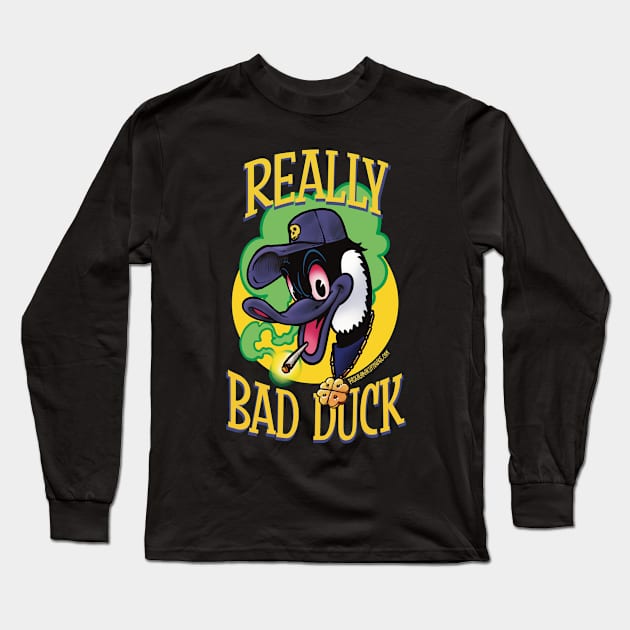 really bad duck Long Sleeve T-Shirt by Paskalamak